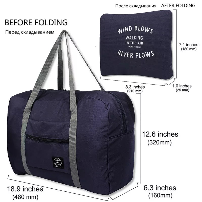 FOLDABLE TRAVEL BAG