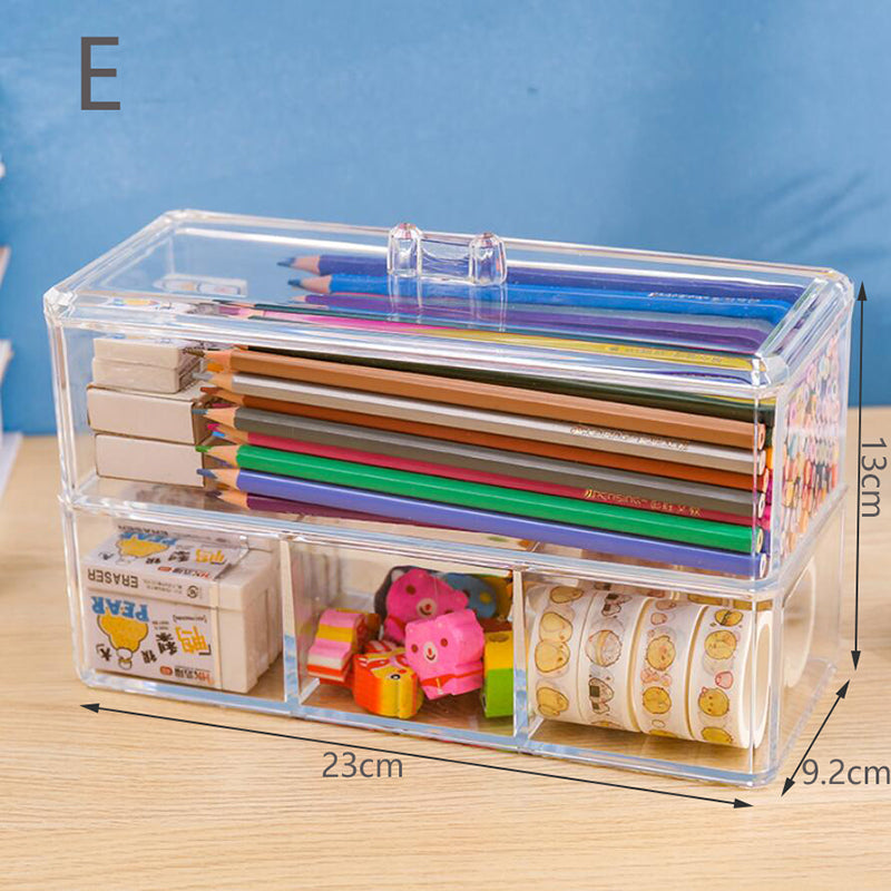 DUAL LAYER ACRYLIC COSMETIC ORGANIZER