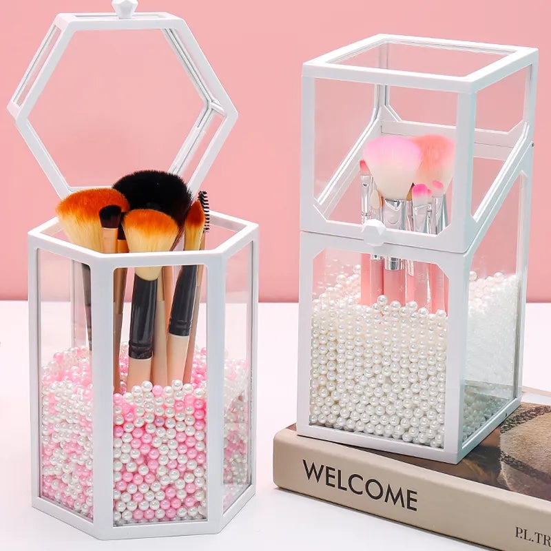 PEARL MAKEUP BRUSH HOLDER