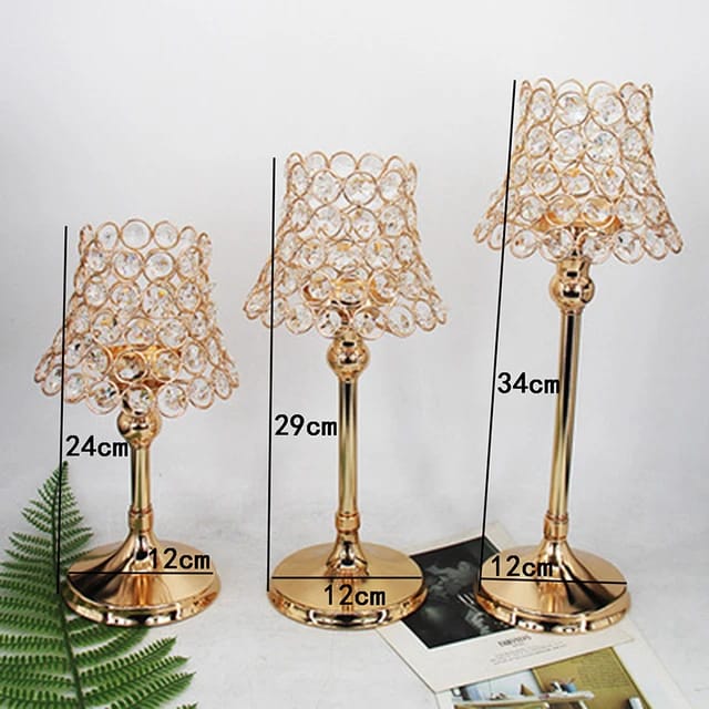 MODERN CRYSTAL LAMP CANDLE STAND