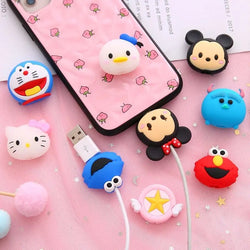 5 PIECES EMOJIS CABLE PROTECTORS