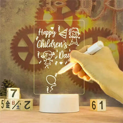 LED NIGHT LIGHT WITH NOTE BOARD