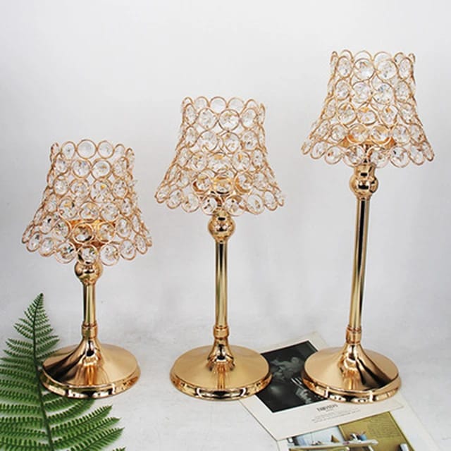 MODERN CRYSTAL LAMP CANDLE STAND