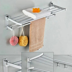 ALUMINIUM DOUBLE TOWEL RACK