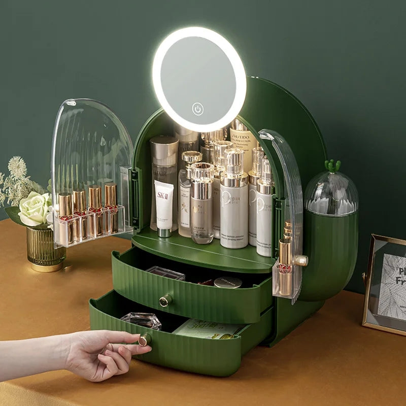 LUXOR LED MIRROR COSMETIC ORGANIZER