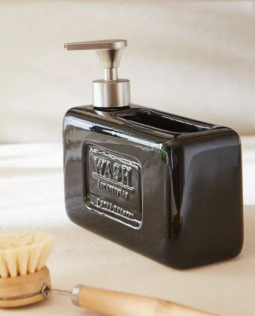 CERAMIC SOAP DISPENSER SET