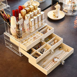 FLANNEL JEWELRY & COSMETIC ORGANIZER