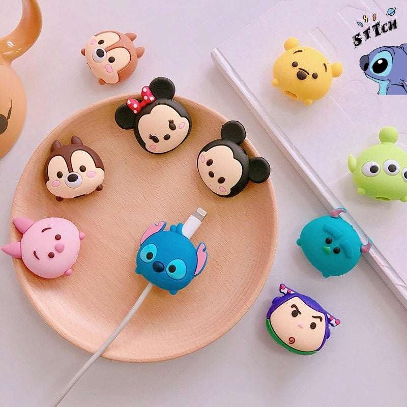 5 PIECES EMOJIS CABLE PROTECTORS