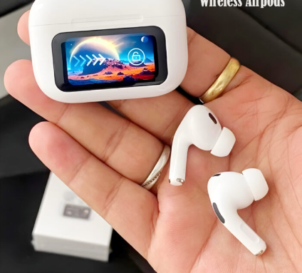 A9 Pro High Quality Sound, ENC AirPods With Smart Touch Screen Control