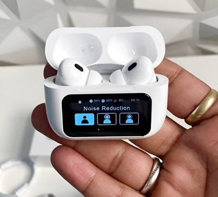 A9 Pro High Quality Sound, ENC AirPods With Smart Touch Screen Control