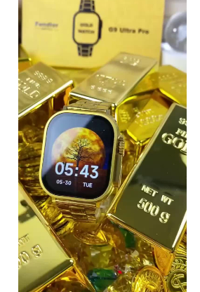 Gold Edition G9 Ultra Pro Series 8 Smart Watch With 3 Extra Straps