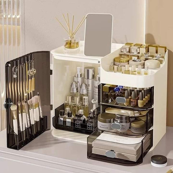 MODERN DUAL CABINETS COSMETIC ORGANIZER