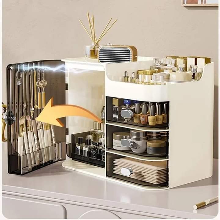 MODERN DUAL CABINETS COSMETIC ORGANIZER