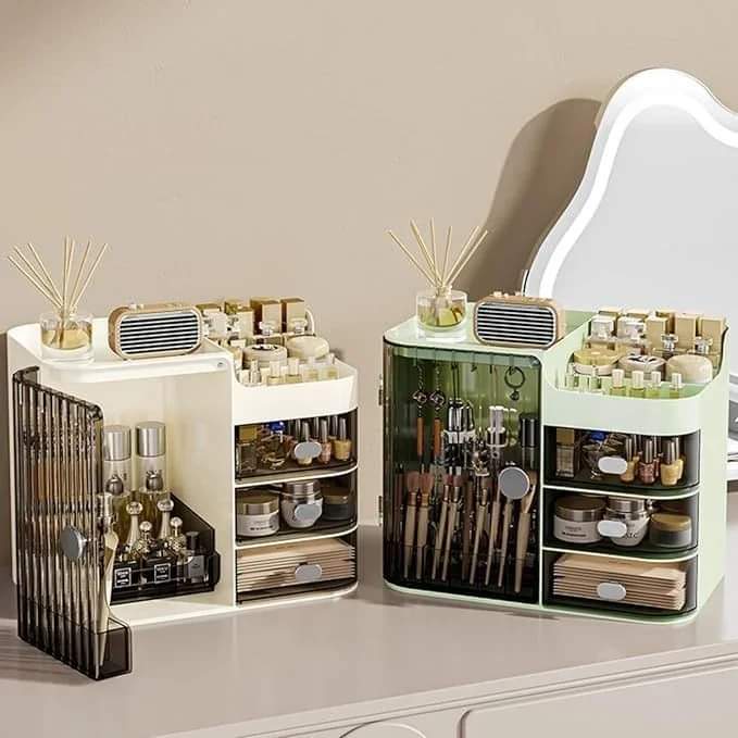 MODERN DUAL CABINETS COSMETIC ORGANIZER