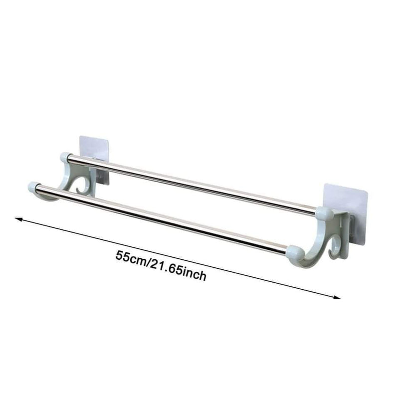 DUAL BAR TOWEL RACK