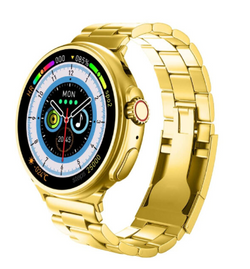 G10 24K Gold Amoled Display Luxury Stainless Steel Smart Watch