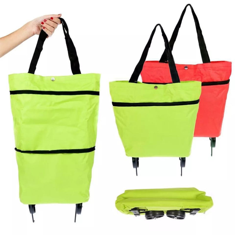 FOLDABLE TROLLY BAG WITH WHEELS