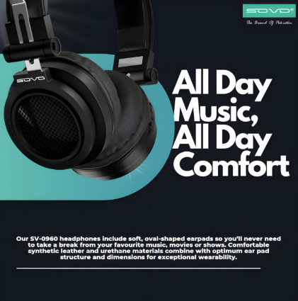 SOVO Boom-X Hi-Res Premium Sound Stereo Wireless Headphones